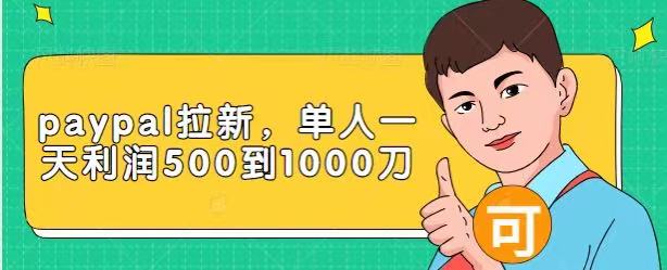 Paypal拉新赚美刀项目，单人一天利润500-1000刀【视频课程】-私藏资源社