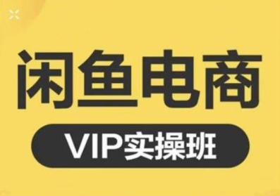 鱼客·闲鱼电商零基础入门到进阶VIP实战课程，帮助你掌握闲鱼电商所需的各项技能-私藏资源社