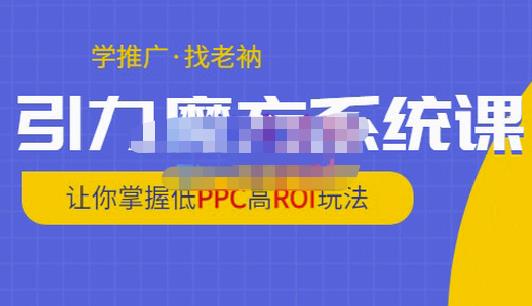 老衲·引力魔方系统课，让你掌握低PPC高ROI玩法，价值299元-私藏资源社