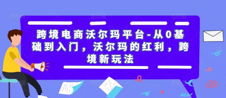 跨境电商沃尔玛平台-从0基础到入门，沃尔玛的红利，跨境新玩法-私藏资源社