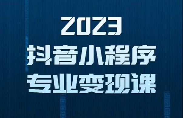 2023年抖音小程序变现保姆级教程，0粉丝新号，无需实名，3天起号，第1条视频就有收入-私藏资源社