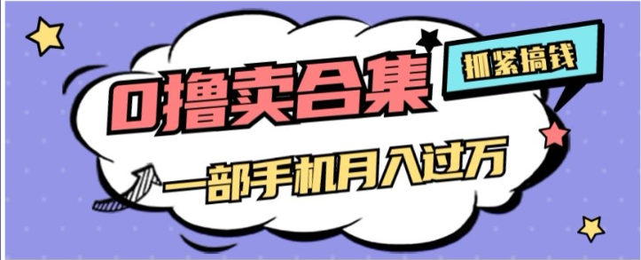 0撸项目月入过万，售卖全套ai工具合集，一单29.9元，一部手机即可【揭秘】-私藏资源社