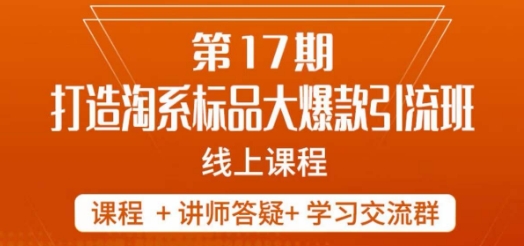 南掌柜-第17期打造淘系标品大爆款，5天线上课-私藏资源社