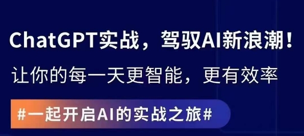 ChatGPT实战指南，创新应用与性能提升，解锁AI魔力，启程智能未来-私藏资源社