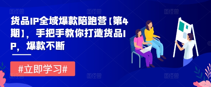 货品IP全域爆款陪跑营【第4期】，手把手教你打造货品IP，爆款不断-私藏资源社