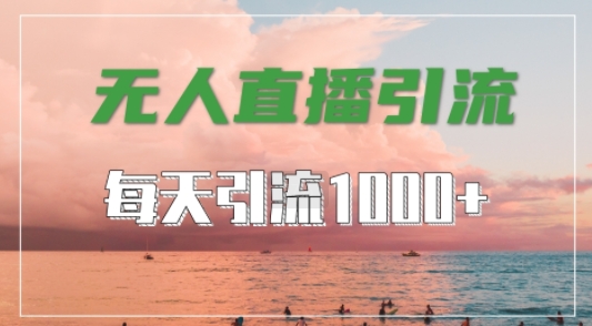 抖音快手视频号全平台通用，无人直播引流法，超暴力引流1000+高质量精准创业粉【揭秘】-私藏资源社