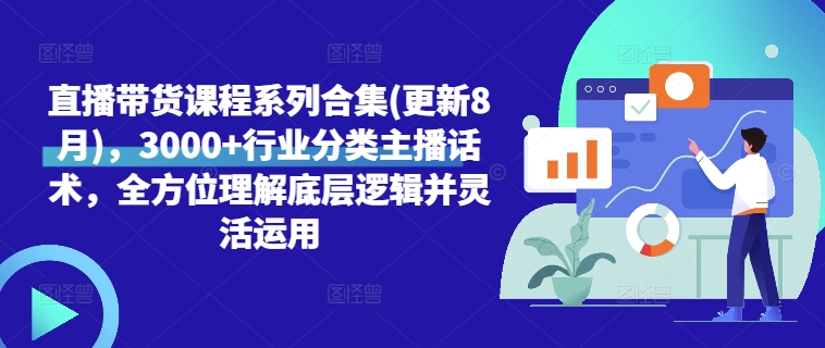 直播带货课程系列合集(更新8月)，3000+行业分类主播话术，全方位理解底层逻辑并灵活运用-私藏资源社