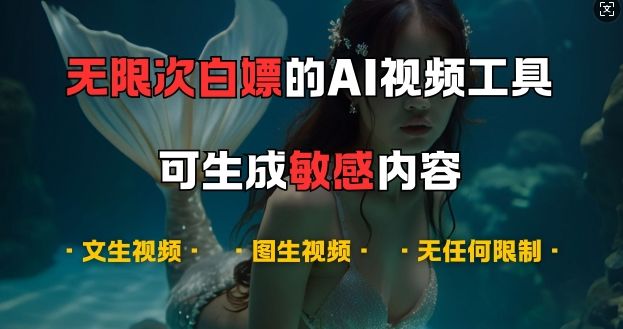 超强大的AI视频工具，可免费无限次白嫖，无任何限制，支持创作音乐，文生视频，图生视频【揭秘】-私藏资源社